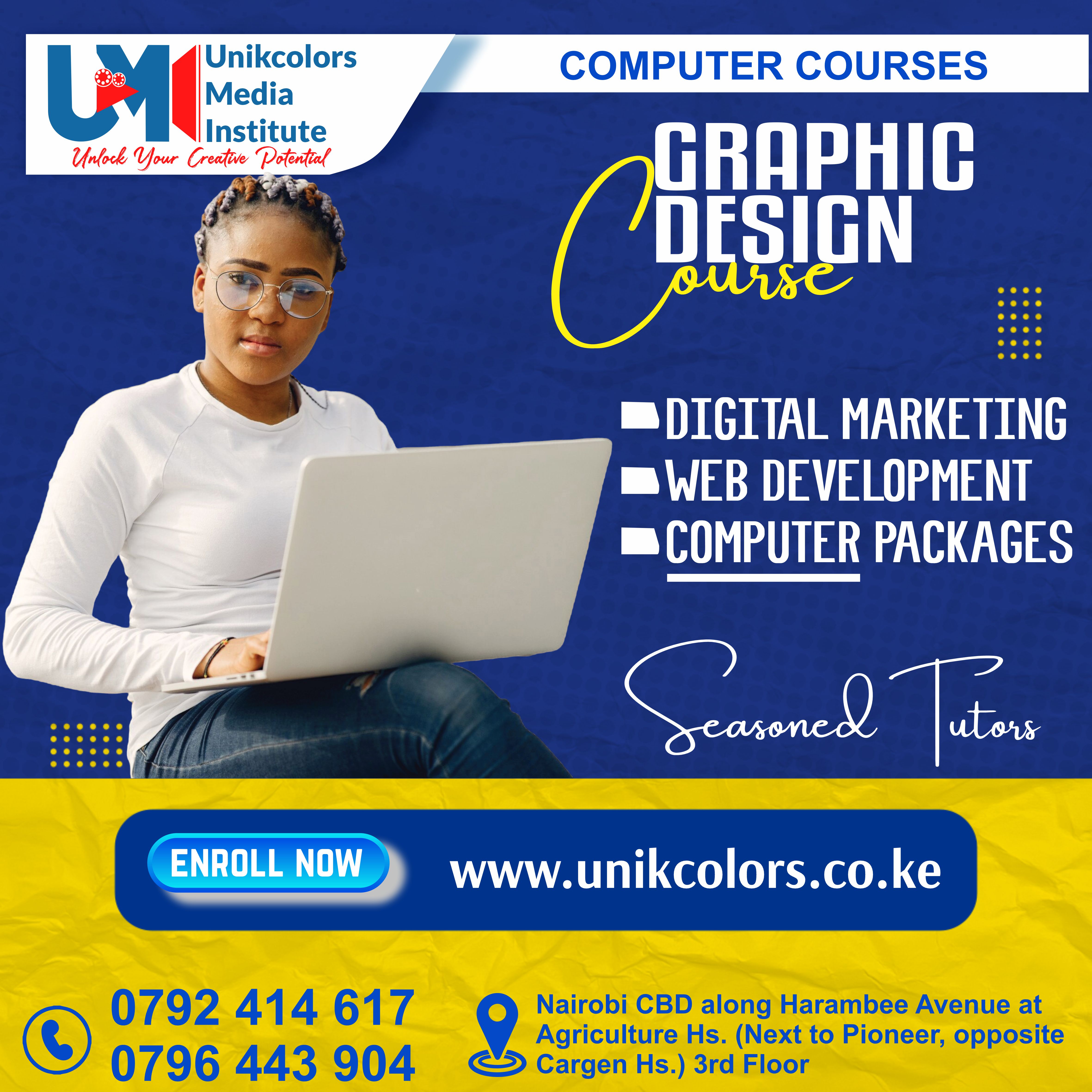 COMPUTER COURSES - DIGITAL MARKETING | GRAPHIC DESIGN | WEB DEVELOPMENT | COMPUTER PACKAGES COURSE